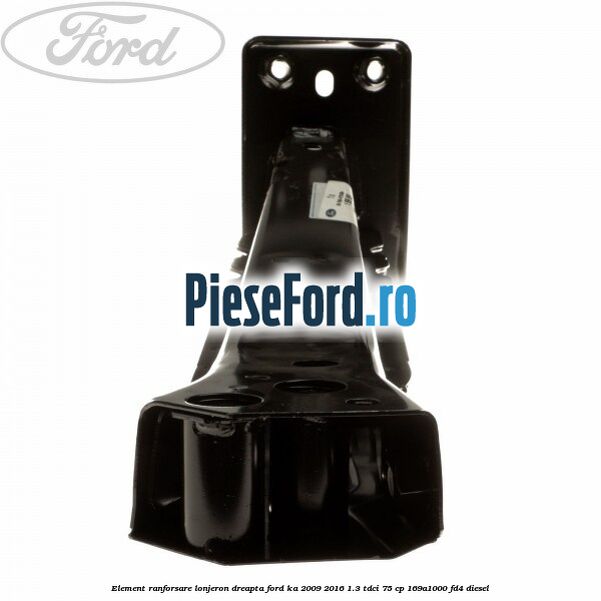 Element ranforsare lonjeron dreapta Ford Ka 2009-2016 1.3 TDCi 75 cp 169A1000, FD4 diesel
