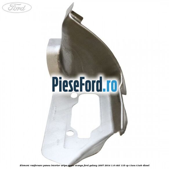 Element ranforsare panou interior aripa spate stanga Ford Galaxy 2007-2014 1.6 TDCi 115 cp T1WA, T1WB diesel