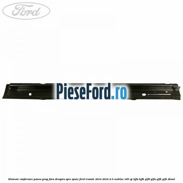Element ranforsare panou prag fata dreapta spre spate Ford Transit 2014-2018 2.0 EcoBlue 105 cp BJFA, BJFB, YLF6, YLFA, YLFB, YLFS diesel