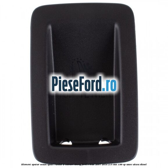 Element spatar scaun spate randul 2 culoare ebony Ford S-Max 2007-2014 2.0 TDCi 136 cp AZWC, UKWA diesel