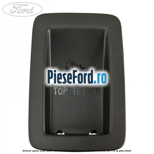 Element spatar scaun spate randul 2 culoare ebony Ford S-Max 2007-2014 2.2 TDCi 175 cp Q4WA diesel