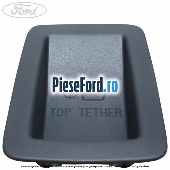 Element spatar scaun spate randul 2 culoare pewter Ford Galaxy 2007-2014 2.0 TDCi 115 cp KLWA, TYWA diesel