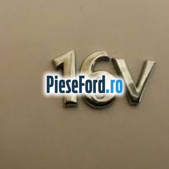Emblema 16 V crom Ford Escort 1990-1995 1.4 75 cp F4B, FUH benzina