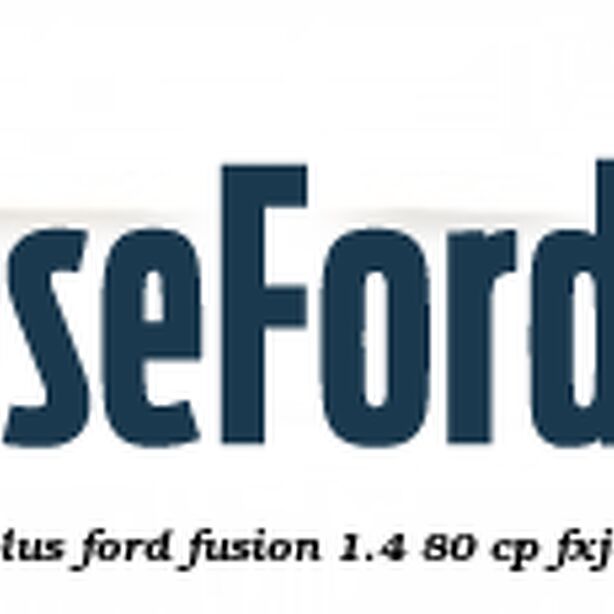 Emblema FUSION plus Ford Fusion 1.4 80 cp FXJA, FXJB, FXJC benzina