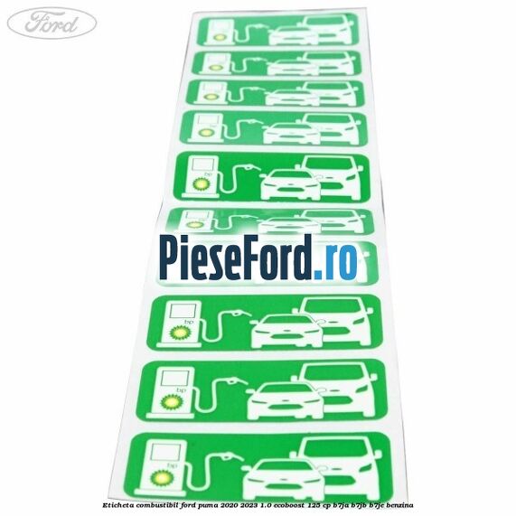 Eticheta Combustibil Ford Puma 2020-2023 1.0 EcoBoost 125 cp B7JA, B7JB, B7JE benzina