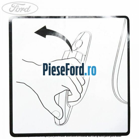 Eticheta informare usa dreapta fata Ford Transit 2014-2018 2.0 EcoBlue 4x4 130 cp BKRA, YMR6, YMRA diesel