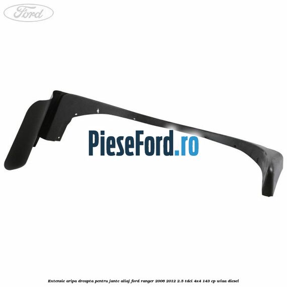 Extensie aripa dreapta pentru jante aliaj Ford Ranger 2006-2012 2.5 TDCi 4x4 143 cp WLAA diesel