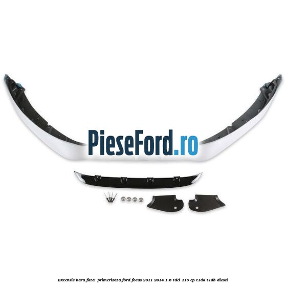 Extensie bara fata , primerizata Ford Focus 2011-2014 1.6 TDCi 115 cp T1DA, T1DB diesel