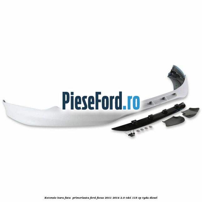Extensie bara fata , primerizata Ford Focus 2011-2014 2.0 TDCi 115 cp TYDA diesel