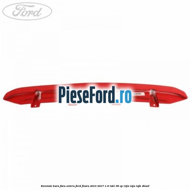 Extensie bara fata centru Ford Fiesta 2013-2017 1.6 TDCi 95 cp T3JA, TZJA, TZJB diesel