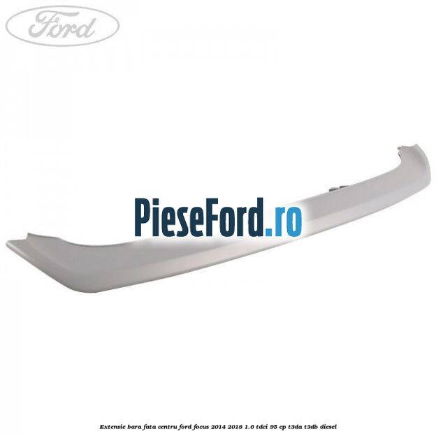 Extensie bara fata centru Ford Focus 2014-2018 1.6 TDCi 95 cp T3DA, T3DB diesel