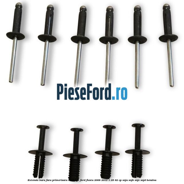 Extensie bara fata, primerizata, model ST Ford Fiesta 2008-2012 1.25 82 cp SNJA, SNJB, SNJC, SNJD benzina