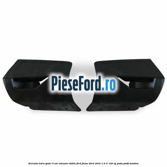 Extensie bara spate 5 usi evacuare dubla Ford Focus 2014-2018 1.6 Ti 125 cp PNDA, PNDD benzina