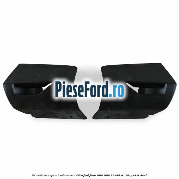 Extensie bara spate 5 usi evacuare dubla Ford Focus 2014-2018 2.0 TDCi ST 185 cp T8DA diesel
