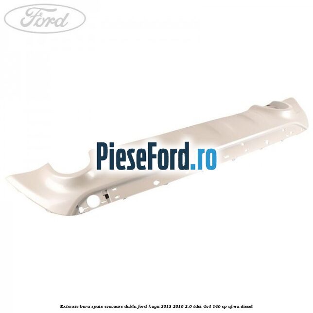 Extensie bara spate evacuare dubla Ford Kuga 2013-2016 2.0 TDCi 4x4 140 cp UFMA diesel