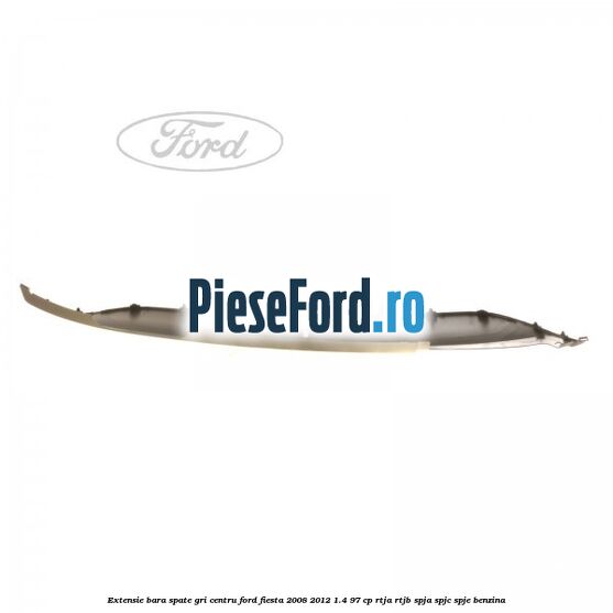 Extensie bara spate gri centru Ford Fiesta 2008-2012 1.4 97 cp RTJA, RTJB, SPJA, SPJC, SPJE benzina