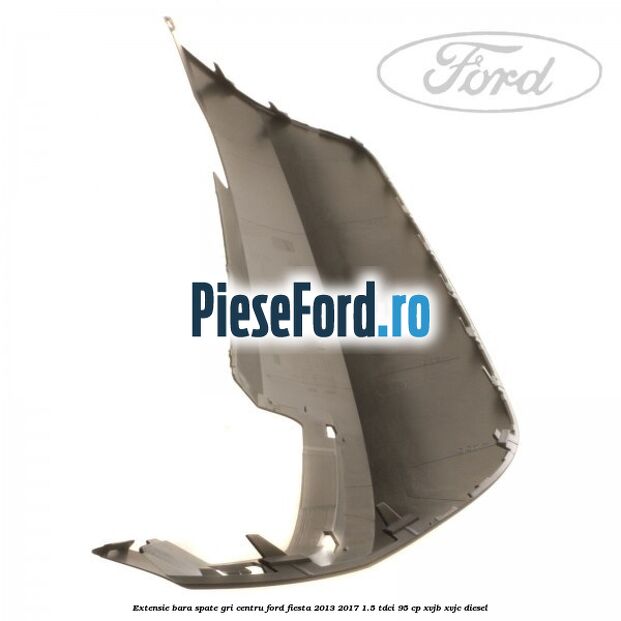 Extensie bara spate gri centru Ford Fiesta 2013-2017 1.5 TDCi 95 cp XVJB, XVJC diesel