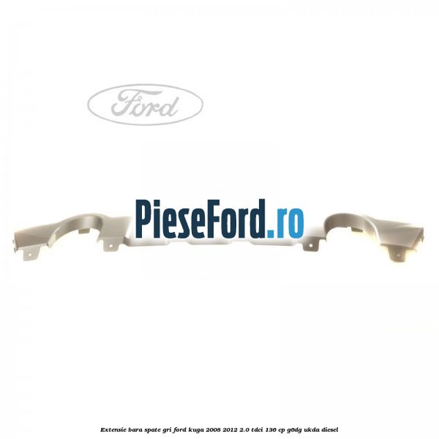 Extensie bara spate gri Ford Kuga 2008-2012 2.0 TDCi 136 cp G6DG, UKDA diesel