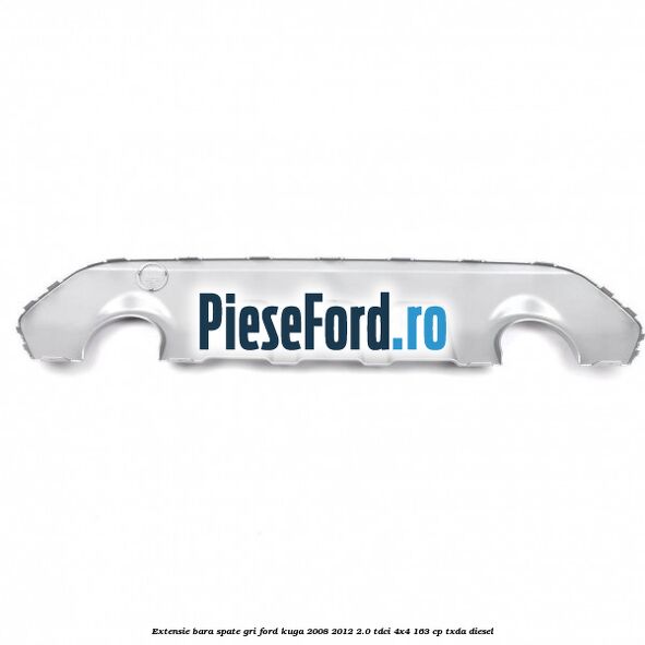 Extensie bara spate gri Ford Kuga 2008-2012 2.0 TDCI 4x4 163 cp TXDA diesel