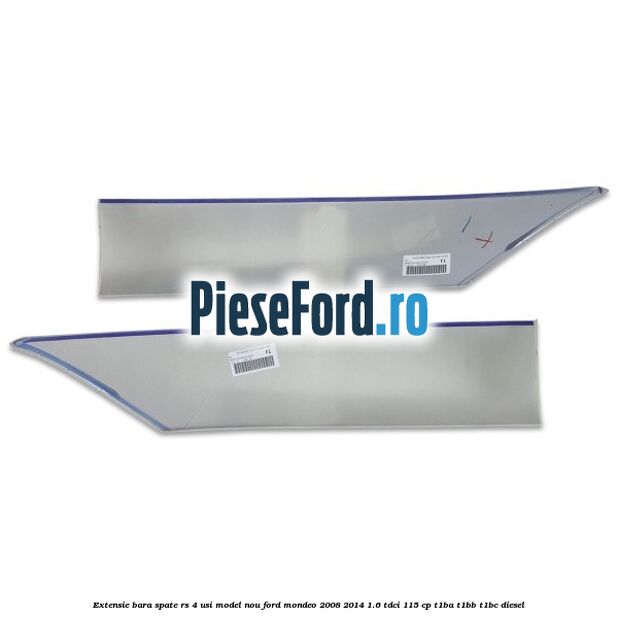 Extensie bara spate RS 4 usi model nou Ford Mondeo 2008-2014 1.6 TDCi 115 cp T1BA, T1BB, T1BC diesel