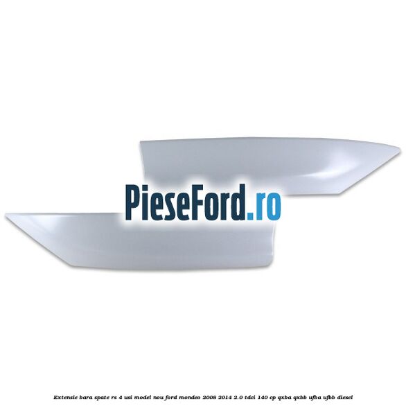 Extensie bara spate RS 4 usi model nou Ford Mondeo 2008-2014 2.0 TDCi 140 cp QXBA, QXBB, UFBA, UFBB diesel