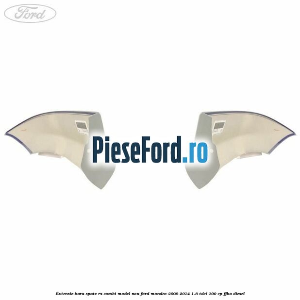 Extensie bara spate RS combi model nou Ford Mondeo 2008-2014 1.8 TDCi 100 cp FFBA diesel