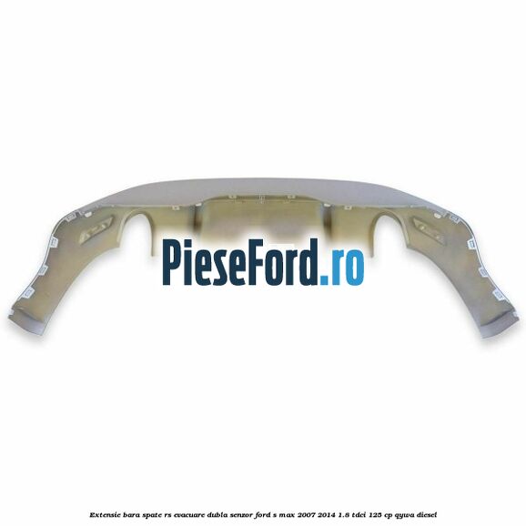Extensie bara spate RS, evacuare dubla (senzor) Ford S-Max 2007-2014 1.8 TDCi 125 cp QYWA diesel