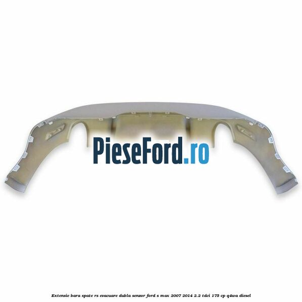 Extensie bara spate RS, evacuare dubla (senzor) Ford S-Max 2007-2014 2.2 TDCi 175 cp Q4WA diesel