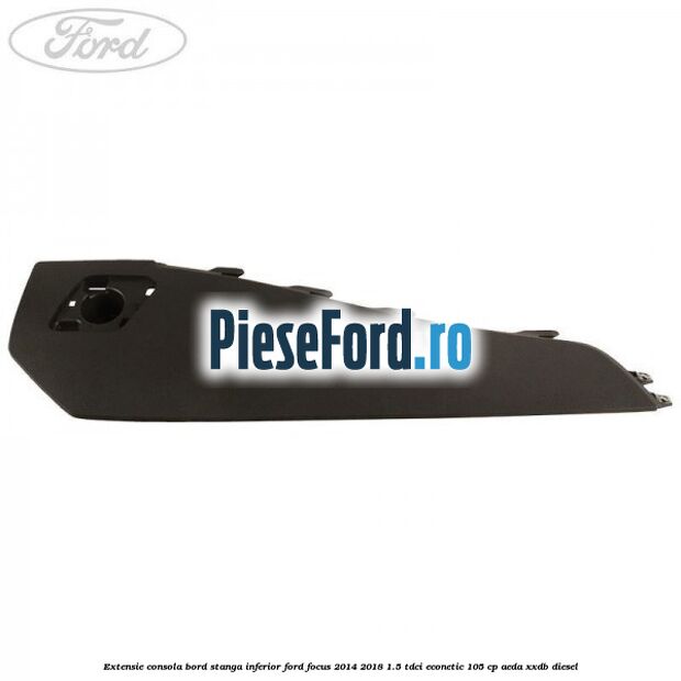 Extensie consola bord stanga inferior Ford Focus 2014-2018 1.5 TDCi ECOnetic 105 cp AEDA, XXDB diesel