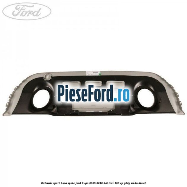 Extensie sport bara spate Ford Kuga 2008-2012 2.0 TDCi 136 cp G6DG, UKDA diesel