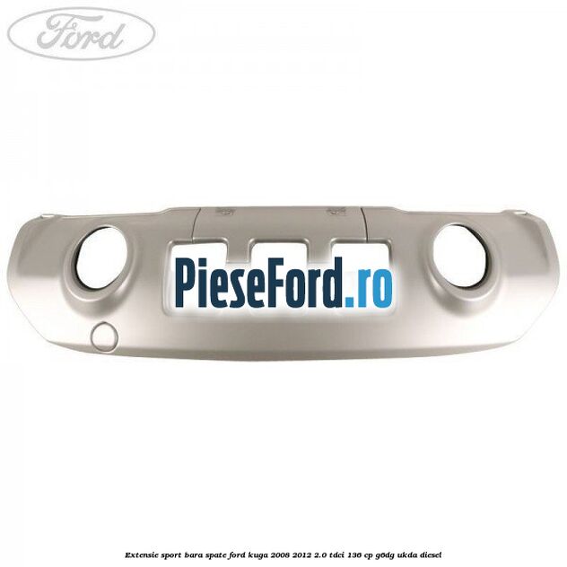 Extensie sport bara spate Ford Kuga 2008-2012 2.0 TDCi 136 cp G6DG, UKDA diesel