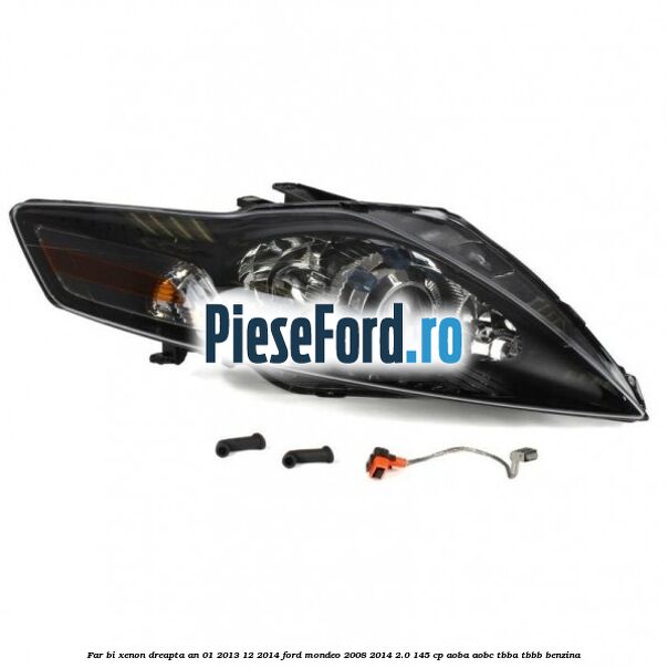 Far bi-xenon dreapta an 01/2013-12/2014 Ford Mondeo 2008-2014 2.0 145 cp AOBA, AOBC, TBBA, TBBB benzina