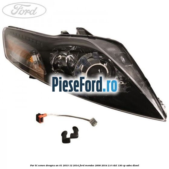 Far bi-xenon dreapta an 01/2013-12/2014 Ford Mondeo 2008-2014 2.0 TDCi 130 cp AZBA diesel