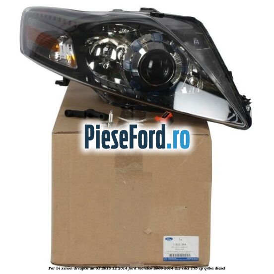 Far bi-xenon dreapta an 01/2013-12/2014 Ford Mondeo 2008-2014 2.2 TDCi 175 cp Q4BA diesel