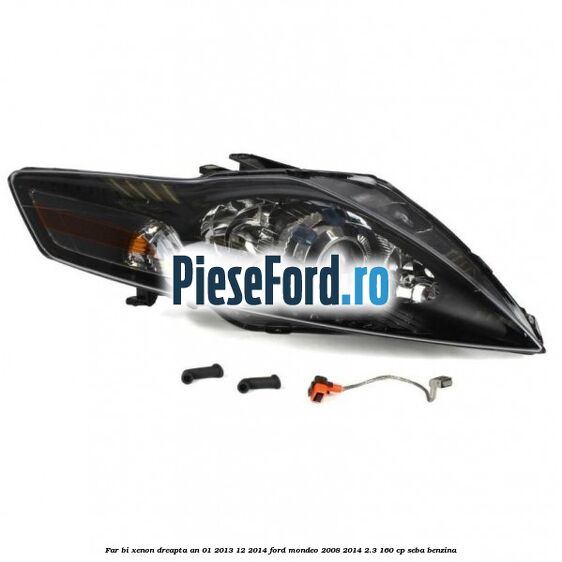 Far bi-xenon dreapta an 01/2013-12/2014 Ford Mondeo 2008-2014 2.3 160 cp SEBA benzina