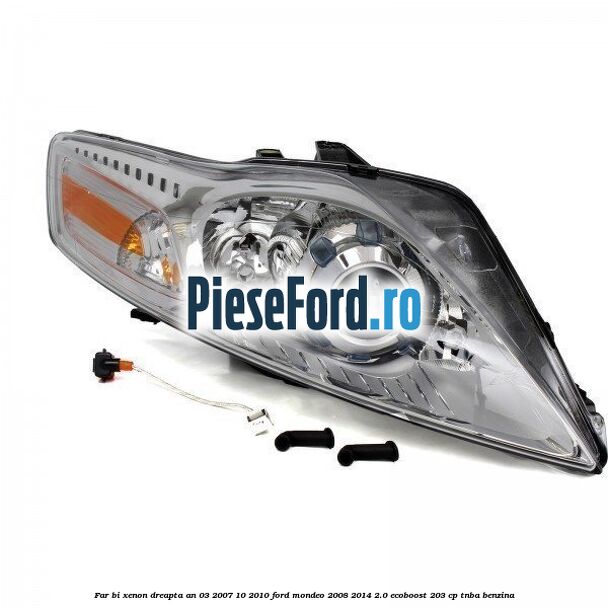 Far bi-xenon dreapta an 03/2007-10/2010 Ford Mondeo 2008-2014 2.0 EcoBoost 203 cp TNBA benzina