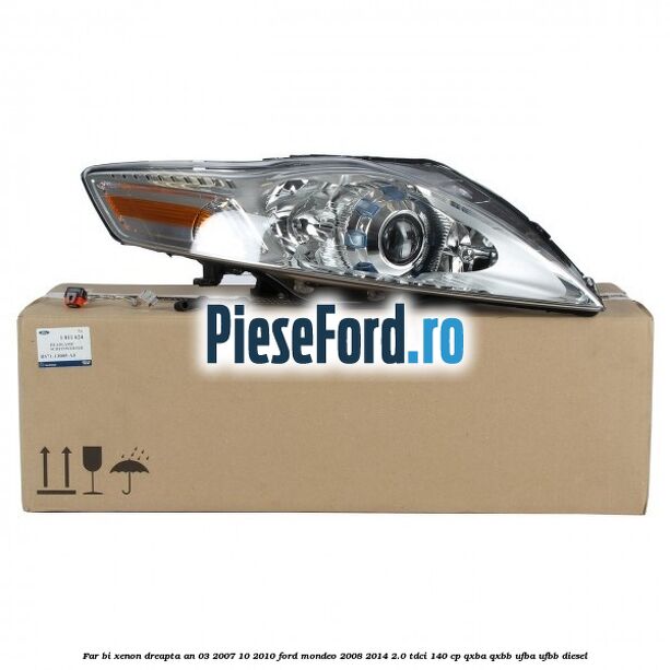 Far bi-xenon dreapta an 03/2007-10/2010 Ford Mondeo 2008-2014 2.0 TDCi 140 cp QXBA, QXBB, UFBA, UFBB diesel