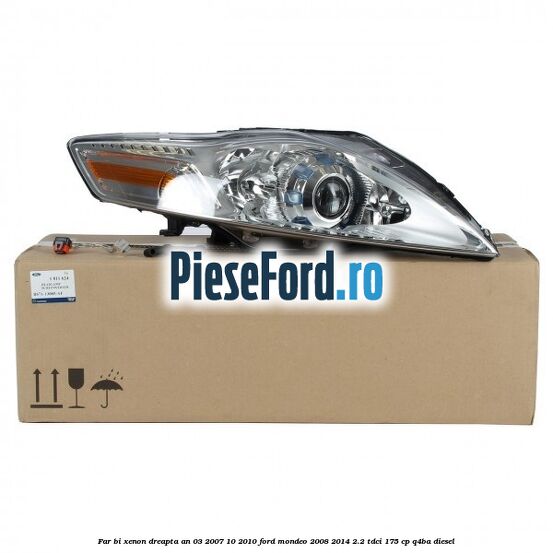 Far bi-xenon dreapta an 03/2007-10/2010 Ford Mondeo 2008-2014 2.2 TDCi 175 cp Q4BA diesel