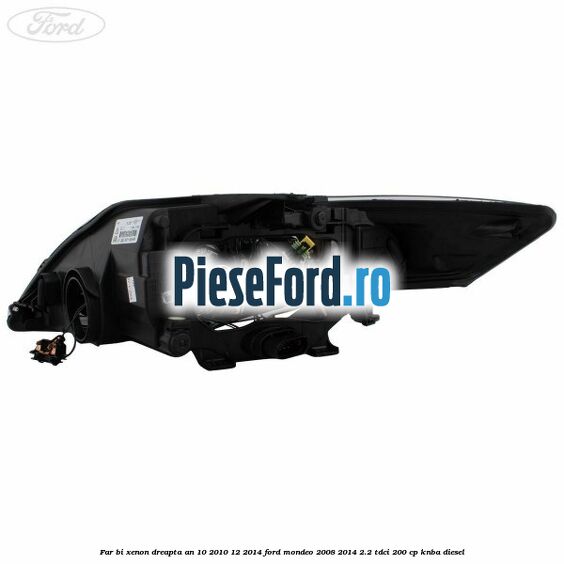 Far bi-xenon dreapta an 10/2010-12/2014 Ford Mondeo 2008-2014 2.2 TDCi 200 cp KNBA diesel