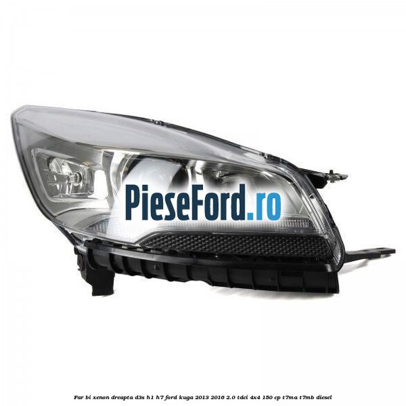 Far bi-xenon dreapta D3S/H1/H7 Ford Kuga 2013-2016 2.0 TDCi 4x4 150 cp