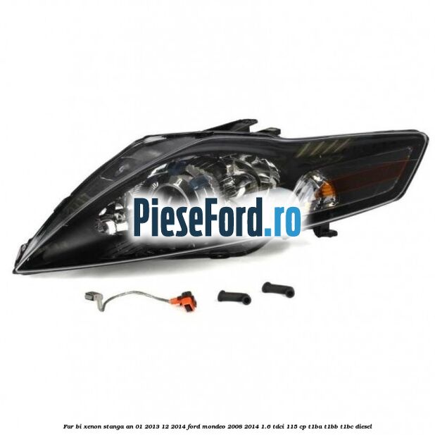 Far bi-xenon stanga an 01/2013-12/2014 Ford Mondeo 2008-2014 1.6 TDCi 115 cp T1BA, T1BB, T1BC diesel
