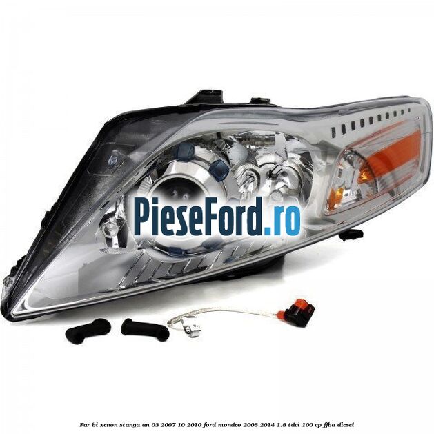 Far bi-xenon stanga an 03/2007-10/2010 Ford Mondeo 2008-2014 1.8 TDCi 100 cp FFBA diesel