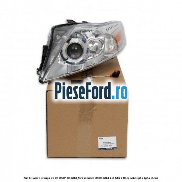 Far bi-xenon stanga an 03/2007-10/2010 Ford Mondeo 2008-2014 2.0 TDCi 115 cp Far bi-xenon stanga an 03/2007-10/2010 Ford Mondeo 2008-2014 2.0 TDCi 115 cp KLBA, LPBA, TYBA diesel