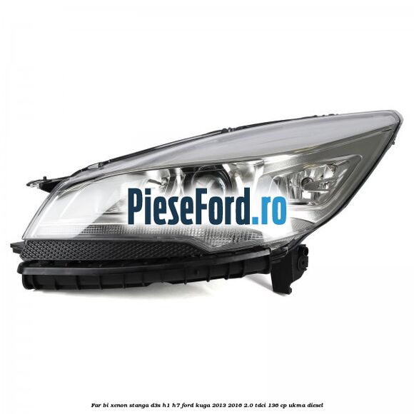 Far bi-xenon stanga D3S/H1/H7 Ford Kuga 2013-2016 2.0 TDCi 136 cp UKMA diesel