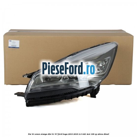 Far bi-xenon stanga D3S/H1/H7 Ford Kuga 2013-2016 2.0 TDCi 4x4 136 cp UKMA diesel