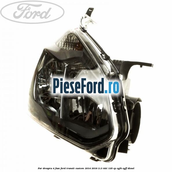 Far dreapta 4 faze Ford Transit Custom 2014-2018 2.2 TDCi 125 cp CYF4, CYFF diesel