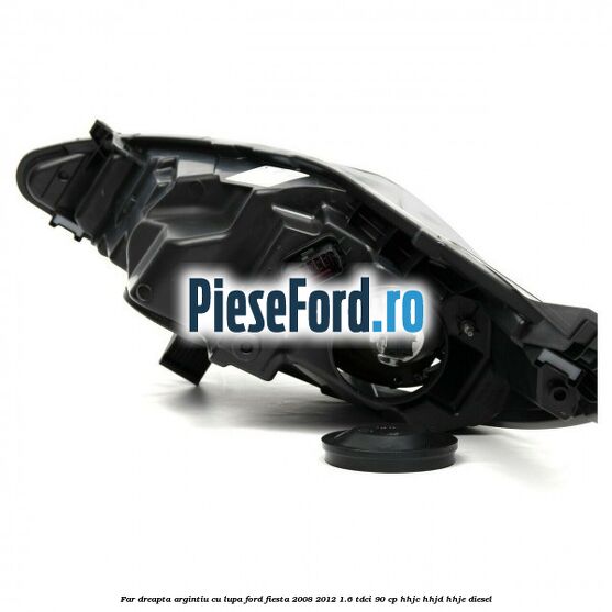 Far dreapta, argintiu cu lupa Ford Fiesta 2008-2012 1.6 TDCi 90 cp HHJC, HHJD, HHJE diesel