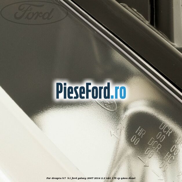 Far dreapta H7/ H1 Ford Galaxy 2007-2014 2.2 TDCi 175 cp Q4WA diesel