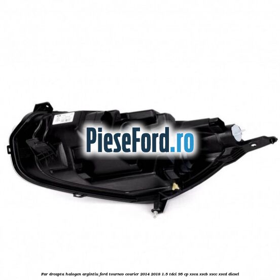 Far dreapta halogen argintiu Ford Tourneo Courier 2014-2018 1.5 TDCi 95 cp XVCA, XVCB, XVCC, XVCD diesel