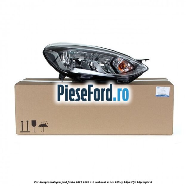 Far dreapta halogen Ford Fiesta 2017-2023 1.0 EcoBoost mHEV 125 cp B7JA, B7JB, B7JC Hybrid